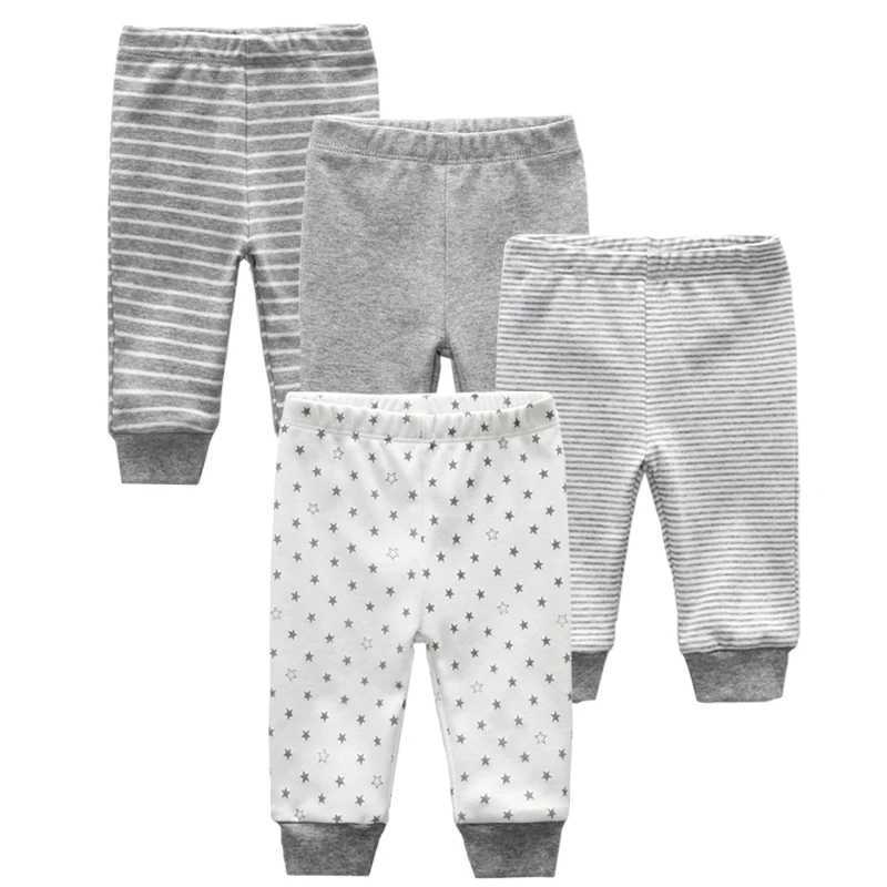 Trousers 3/4 pieces/batch casual Trousers winter newborn baby pants tight fitting childrens clothing mid rise pants d240517