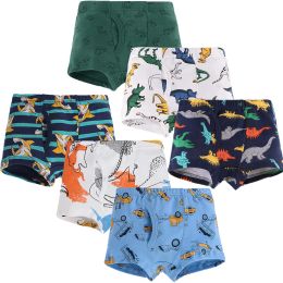 Pantalon 6 shorts packs garçons sous-vêtements pour enfants boxer culotte de boxer pendant 210 ans