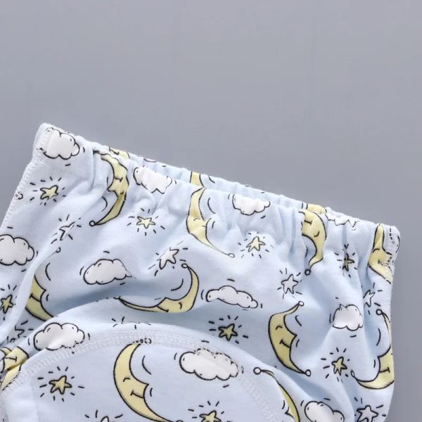 Pantalon 6pcs / lot pantalon d'entraînement pour bébé lavable 6layer tissu de gazon couches à couches respirantes accessoires nouveau-nés accessoires