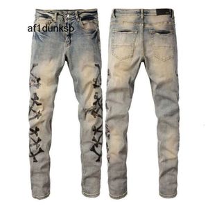 Pantalon amari Homme amirl COOLGUY amirlies Jeans am amis Biker imiri Denim amiiri Trous Nouveaux Jean Arrivées Pantalons pour hommes Vêtements de luxe Designer #87 ZE2M 38ZZ HY5Y