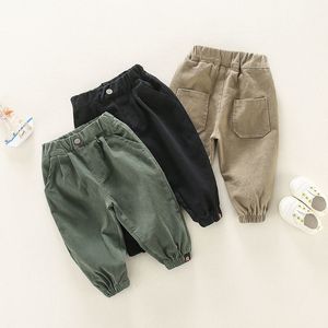 Broek Herfst Effen Fleece Cargo Broek voor Jongens Casual Joggingbroek 16Y Jonge Kinderkleding Kids Jogger Winter Meisjes Sport 230625