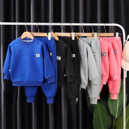 Pantalon baby sets sets 2023 printemps automne new trend costume garçons filles sweat-shirt kid