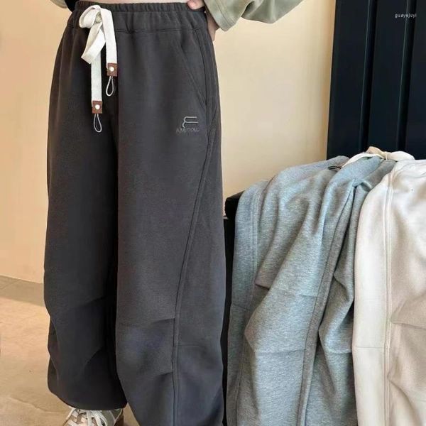 Pantalons d'automne pour garçons et enfants, pantalons de survêtement avec lettres, longueur cheville, sarouel, vêtements de printemps, taille élastique, Sport, 8 10 12 14 16 ans