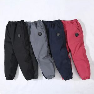 Hosen Lässige Mädchen Junge Feste Winterhose 90% Dowm Dicke Warme Hose Wasserdichte Skihose 2-14 Jahre Elastische Sport Baby Kind Hose 231108