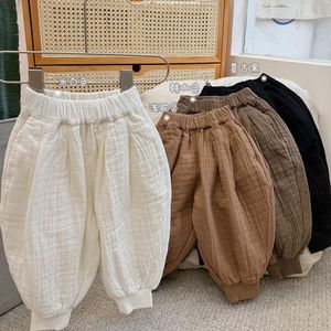 Pantalons pour enfants, Styles coréens, couleur unie, pour garçons et filles, amples, décontractés, à la mode, confortables, printemps automne, 2023