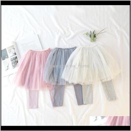 Pantalons Vêtements Bébé Enfants Maternité Drop Livraison 2021 Printemps Automne Pantalon Bébé Filles Tutu Couche Ny Princesse Fête Jupe Legging Scos Vipem