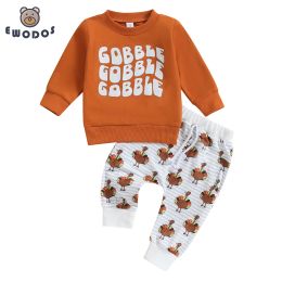 Pantalones ewodos niños pequeños para niñas niñas de otoño