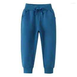 Broek Springen Meter 2024 Trekkoord Kinderen Joggingbroek Voor Herfst Lente Effen Jongens Meisjes Lange Broek Mode Sport Kinderen