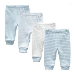 Pantalones Kiddiezoom 4 piezas bebé niño niña pantalones cuatro estaciones dibujos animados algodón nacido ropa infantil