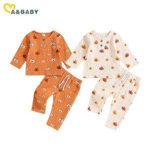 Pantalon Mababy 03y Halloween Toddler Nou nouveau-né bébé fille de vêtements de fille de citrouille