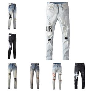 Pantalons Hommes Violet Jeans Denim Designer Jean Hommes Pantalon Noir Streetwear Pantalon De Survêtement Occasionnel Haut De Gamme Qualité Conception Droite Rétro Joggers Pantalon L5