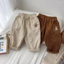 Pantalones MILANCEL Otoño Niños Pantalones Pana Bordado Niñas