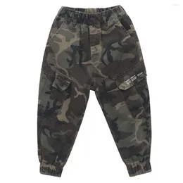 Pantalon printemps automne garçons Camo coton Sport pantalon décontracté Camouflage imprimé adolescents enfants Hip Hop Cargo Harem pantalons de survêtement vêtements