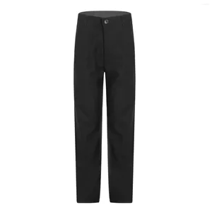 Broek Lente Zomer Effen Pak Broek Kinderen Engeland Stijl Formele Bruiloft Broek Voor Schooluniform Jongens Meisjes Zwart Recht