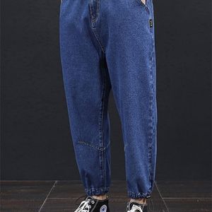 Pantalon jambe droite Jeans Denim grande taille hommes automne tendance surdimensionné grand ample décontracté 220328