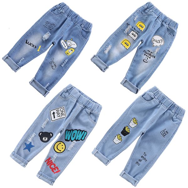 Pantalons D'été Bébés Garçons Denim Shorts Mode Trou Enfants Jeans Corée Du Sud Style Garçon Casual Cowboy Pantalon Enfant Toddler Plage 221207