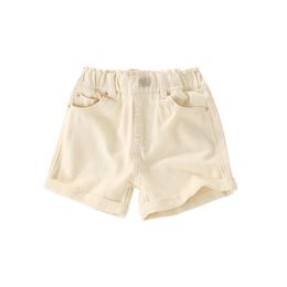 Broek zomer kinderen casual shorts solide color boys middelste broek 230818 230812