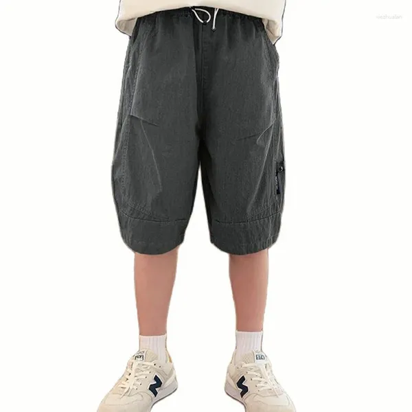 Pantalons d'été pour garçons, motif de lettres, courts, Style décontracté, vêtements pour enfants de 6 8 10 12 14