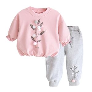 Pantalon pour tout-petit bébés filles fleur licorne printemps automne vêtements de causalité