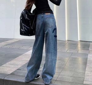 pantalon designer pour femmes concepteur de femmes en jean haut tailler la jambe largement à la jambe mince pantalon décontracté pantalon s-l-