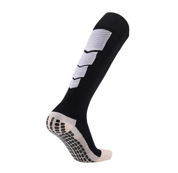 Calcetín Tru Fit Calcetines de fútbol antideslizantes y resistentes al desgaste Toalla de amortiguación Calcetines dispensadores de fondo Protección cómoda para las piernas Deportes de tubo largo