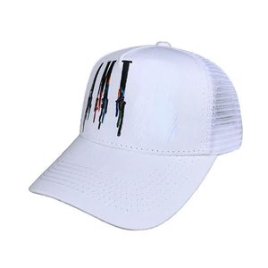 Casquette de camion pour Couple en plein air, casquette plate en toile, maille respirante, casquette de Baseball Hip Hop, logo brodé 292l