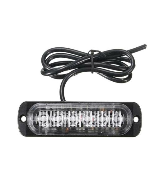 Indicadores de marcador lateral para remolque de camión, luces de emergencia, 6 LED, lámparas de advertencia para coche, SUV, furgoneta, LED5976181