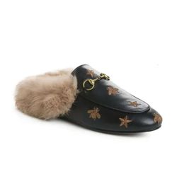 True Designer Slippers Classic Fur Ladie Sheepskin Muller Ladies Rooking Slipperse Warm Sandalsstar Des Chaussures 456 S E 369F