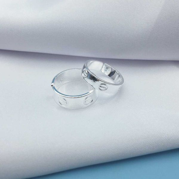 True Love Invincible Couple Ring Silver Jewelry and Fashion Trend with Cart Original Rings