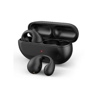 Echte draadloze oordopjes AM-TW01 AMBIE oortelefoon, Bluetooth oorclips oortelefoon (zwart)