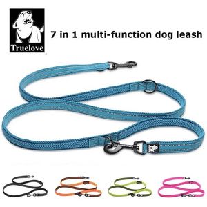 Truelove 7 en 1 Multifonction ajusté pour chien ajusté en plomb Hand Free Pet Training Lash Réflexion polyvalente Walk 2 chiens 240328