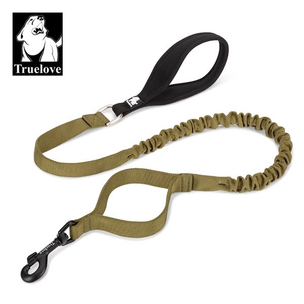 Truelove Bungee Pet Dog Laisse Nylon Rétractable Extensible Courir Double Pet Laisse Ressorts Doux Rembourré Laisses De Chien Formation LJ201109