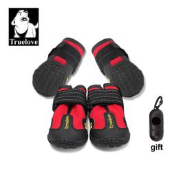 Truelove chaussures pour chiens de compagnie pour petits et grands chiens réflecteur extérieur pattes chiot bottes chaussures Buty Dla Psa 240113