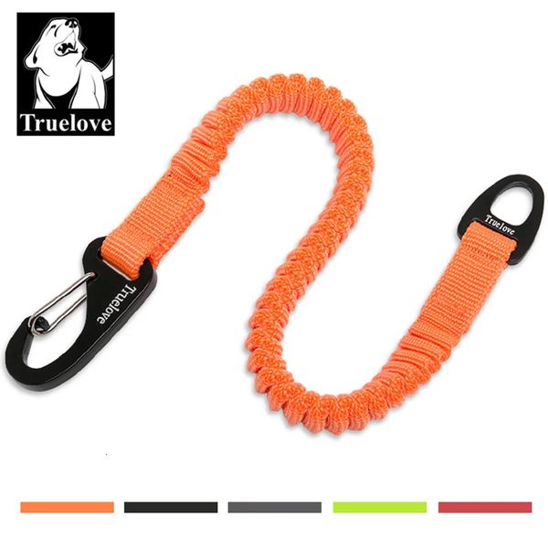 Truelove – corde de laisse en nylon pour chien, élastique court, pour Extension de collier de chien, rétractable pour toutes les races, entraînement, course à pied, marche, TLL2971 240124