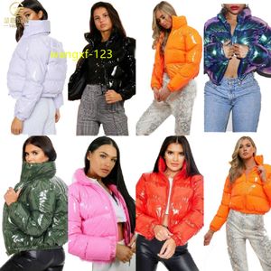 Truen Clothes femmes vestes et manteaux d'hiver 2022 brillant récolte doudoune en velours côtelé bomber bulle manteaux de mode pour dames