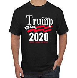 Trump 2020 T-shirt Make AMA Great Again Black Printing Casual Sports Short Sleeve T-Shirt Summer Tops T-shirt kleding LJJP187450525