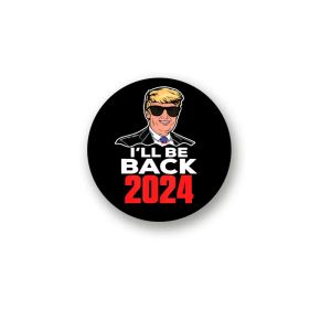 Trump 2024 Badge broches broches parti faveur fournitures électorales garder l'amérique grande 1.73 pouces 11 LL
