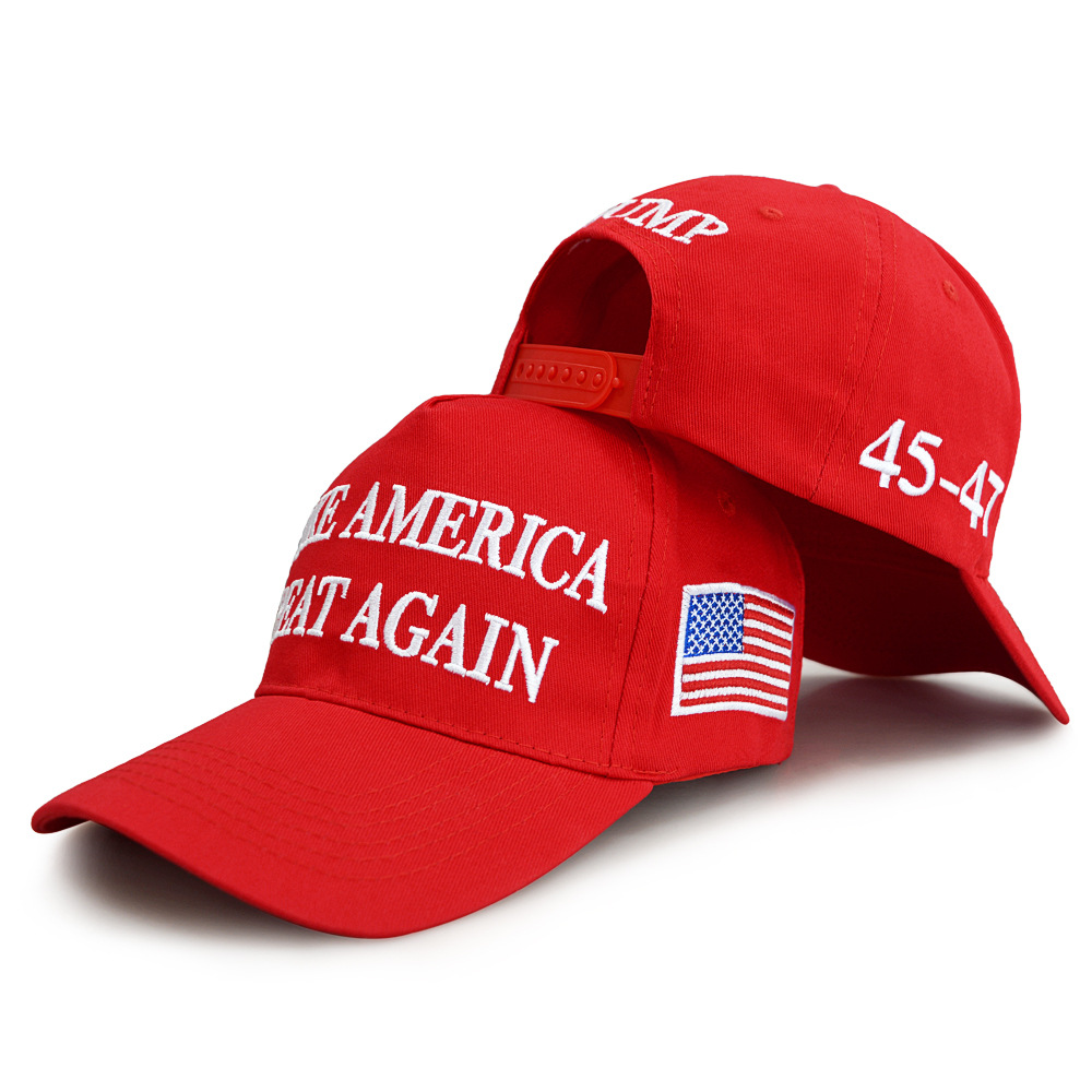 Trump 2024 Cap USA Baseball Caps Large Size MAKE AMERICA GREAT AGAIN President Hat Embroidery Hats