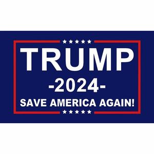 Trump 2024 Vlag U.S. Algemene Verkiezing Banner 2 Koperen Ringen Nemen Amerika Terug Vlaggen Polyester Outdoor Indoor Decoratie 90*150cm/59*35inch GF417