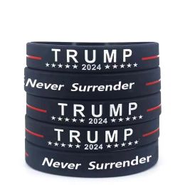 Trump 2024 siliconen armband partij gunst Trump Never Surrender polsbandje LL