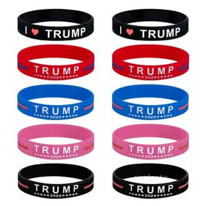 Trump 2024 siliconen armband partij gunst Keep America Great polsbandje CPA5721 bb0518