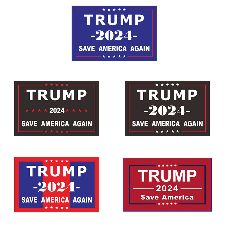 Trump 2024 Sticker 5 Stilleri Donald Araba Tampon Çıkartmalar