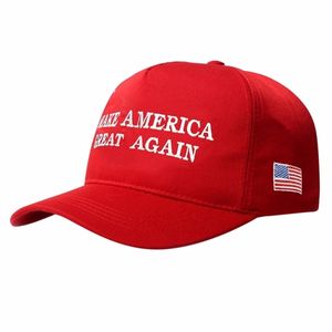 Trump Amerikaanse Presidentiële Hoed Make America Great Again Hoed Donald Trump Republikeinse Hoed Cap Maga Geborduurde Mesh Cap Q0805