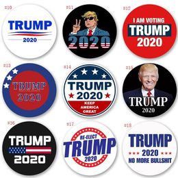 Trump / Biden 2020 Symbole Insignes Donald Trump pour le président 2020 Mode Piercing républicain Broche Badge ami Cadeau SN3286