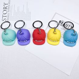 Trump Cap Keychain Macaron Cartoon Cute USA Maga Key Chain 2024 Trump Keychains