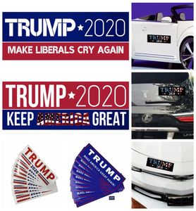 Autocollants de voiture Trump 8 styles 2265cm PVC Diy Keep America Great Style STOPHER Stickers 10pcSset OOA706715075278