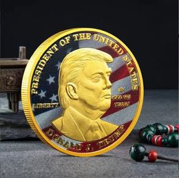 Trump Commémorative Coin Bitcoin Virtual Coin Pure Silver Commémorative Commémorative Commémorative Coin Scenic Coin