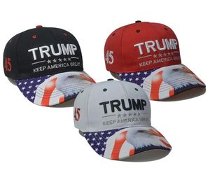 Trump Eagle-hoed Donald Trump-honkbalhoed Houd Amerika geweldig Verstelbaar Ademend Outdoor Hiphop-balpetten DHF4752526956