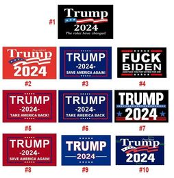 Élection Trump 2024 Trump Keep Flag 90 * 150cm America Hanging Great Banners 3x5ft Print numérique Donald Trump Flag Biden 50piece