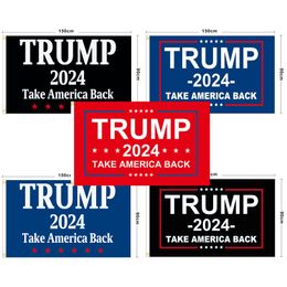 Trump Flag 2024 EE. UU. 36 Estilos 90 * 150 cm Campaña presidencial Pegatina banderas Donald Car Parachoques Pegatinas FHL373-WY1553